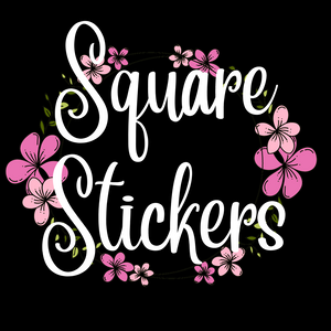 Square Stickers DesignedbyAng