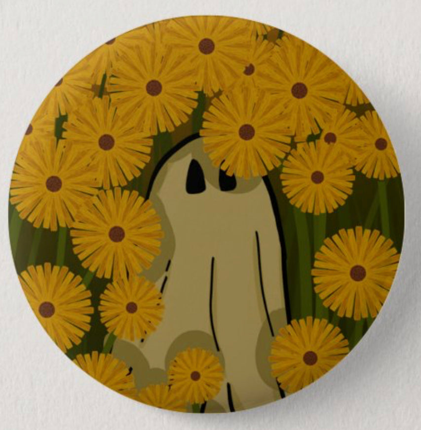 Ghostly Buddies Buttons