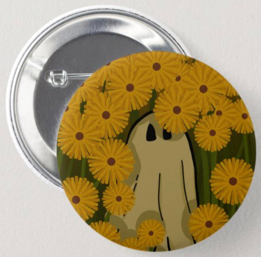 Ghostly Buddies Buttons