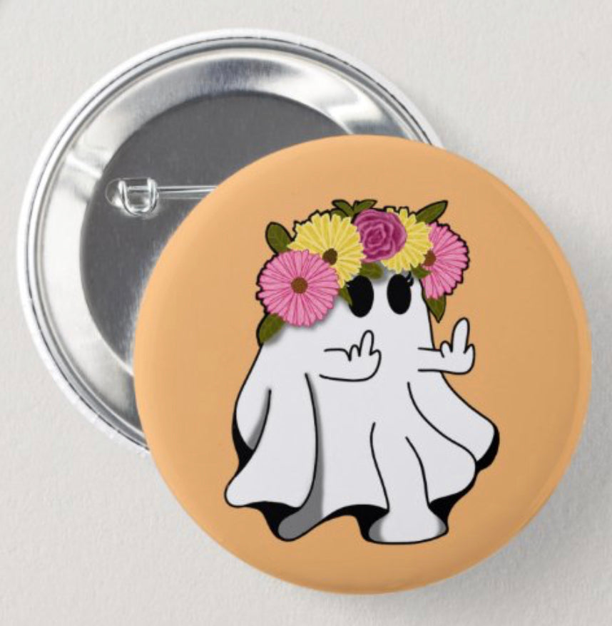 Ghostly Buddies Buttons