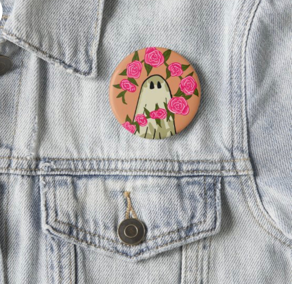 Ghostly Buddies Buttons