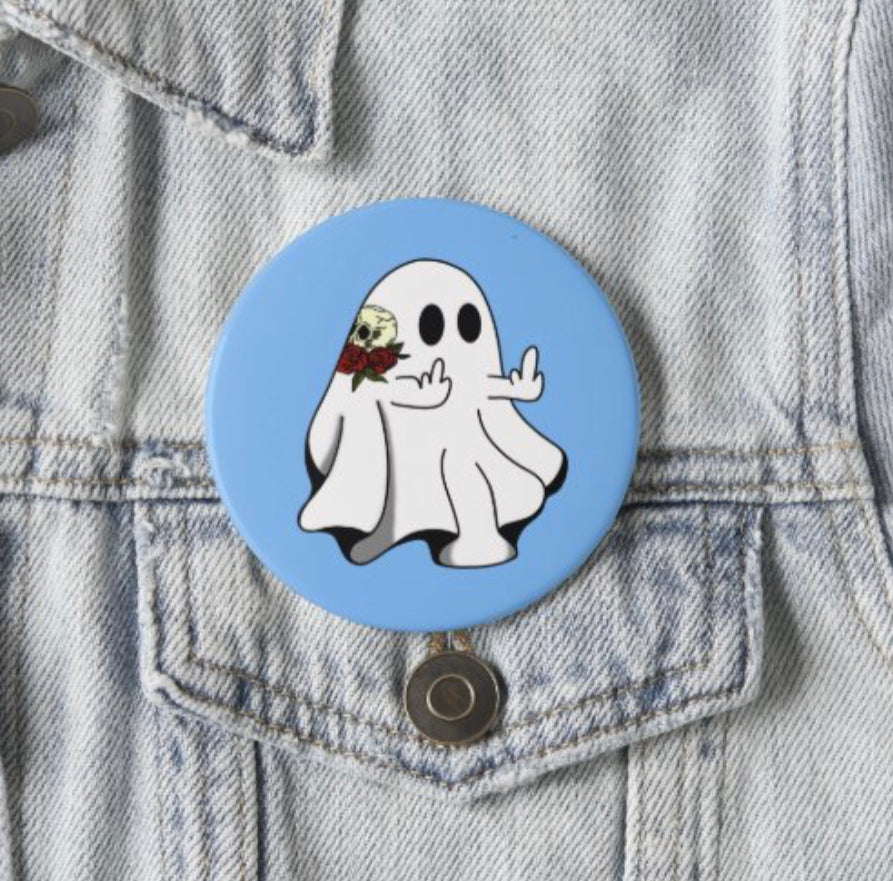 Ghostly Buddies Buttons