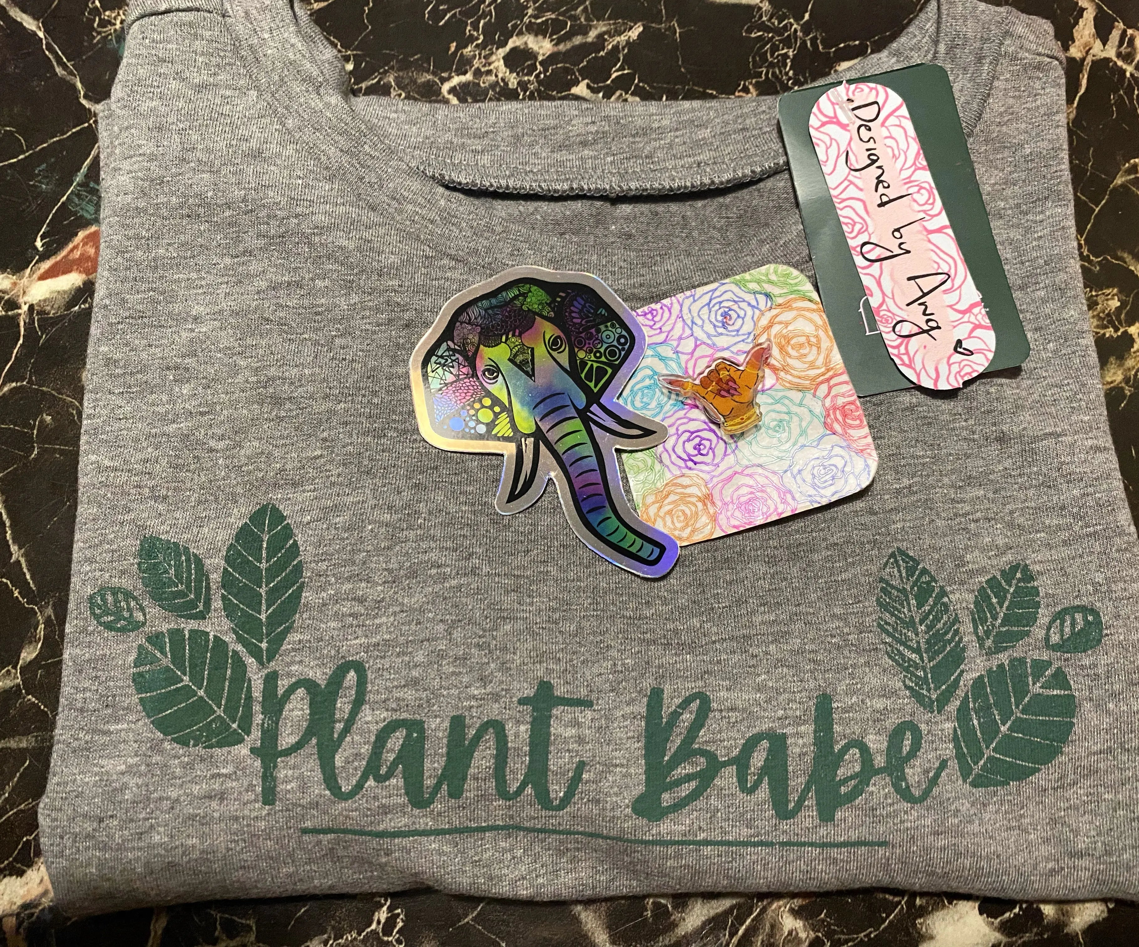  Plant Babe Crop top  product photo DesignedbyAng