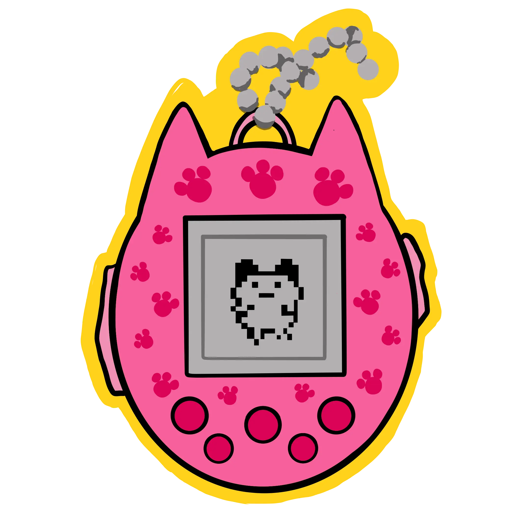 Sticker Tamagotchi DesignedbyAng