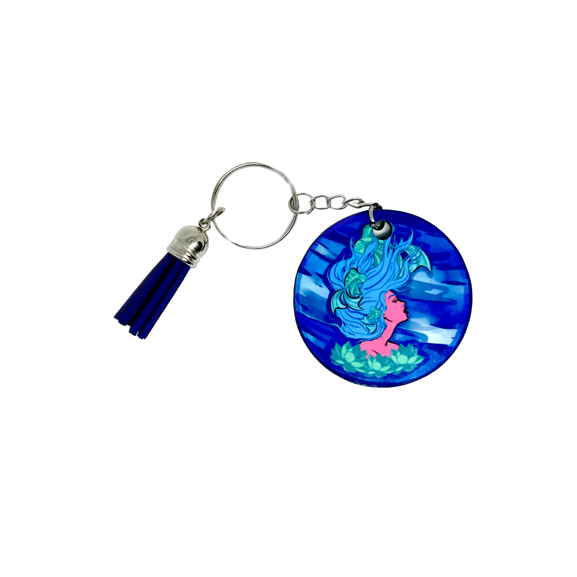 Pisces Zodiac Keychain created DesignedbyAng