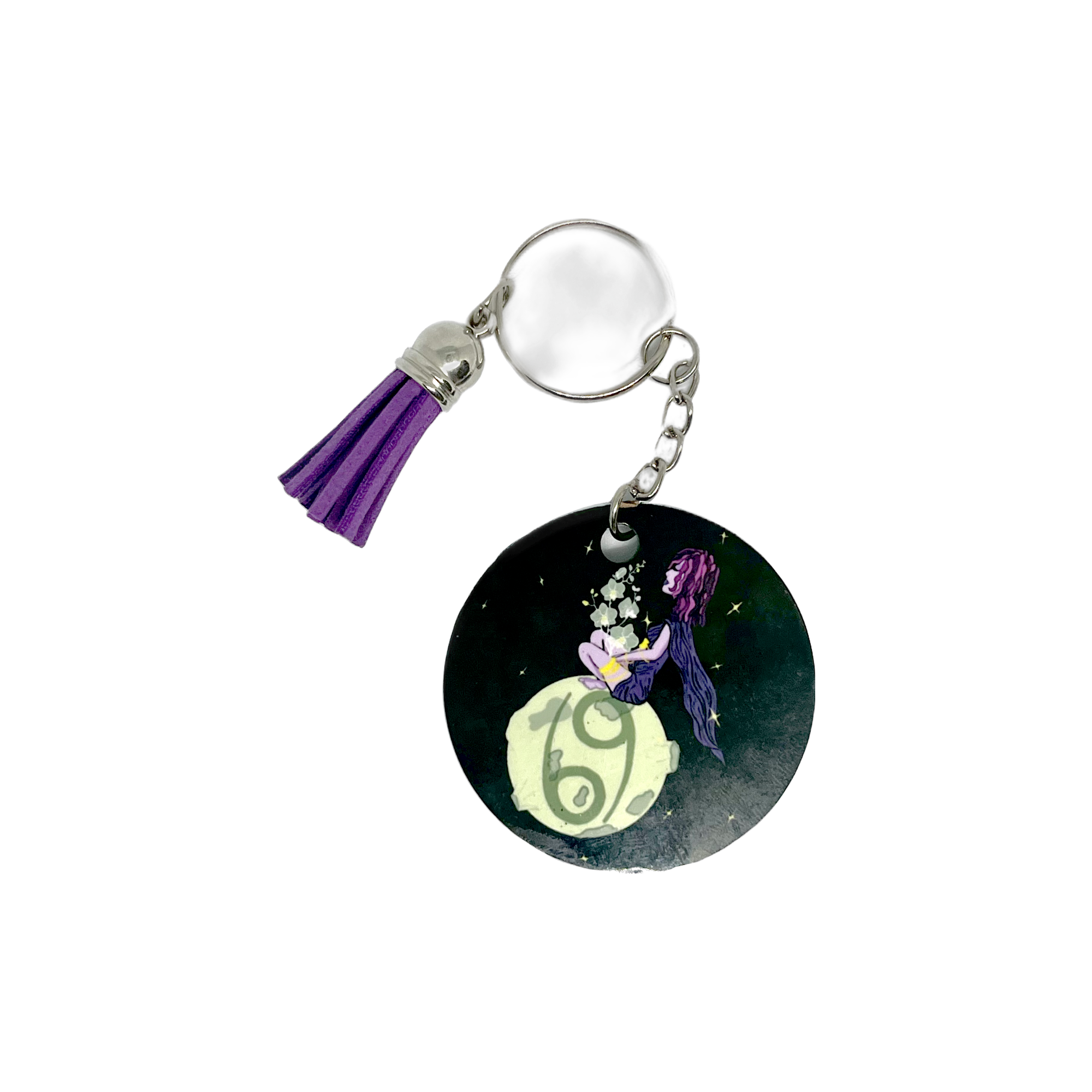 cancer Zodiac Keychain created DesignedbyAng