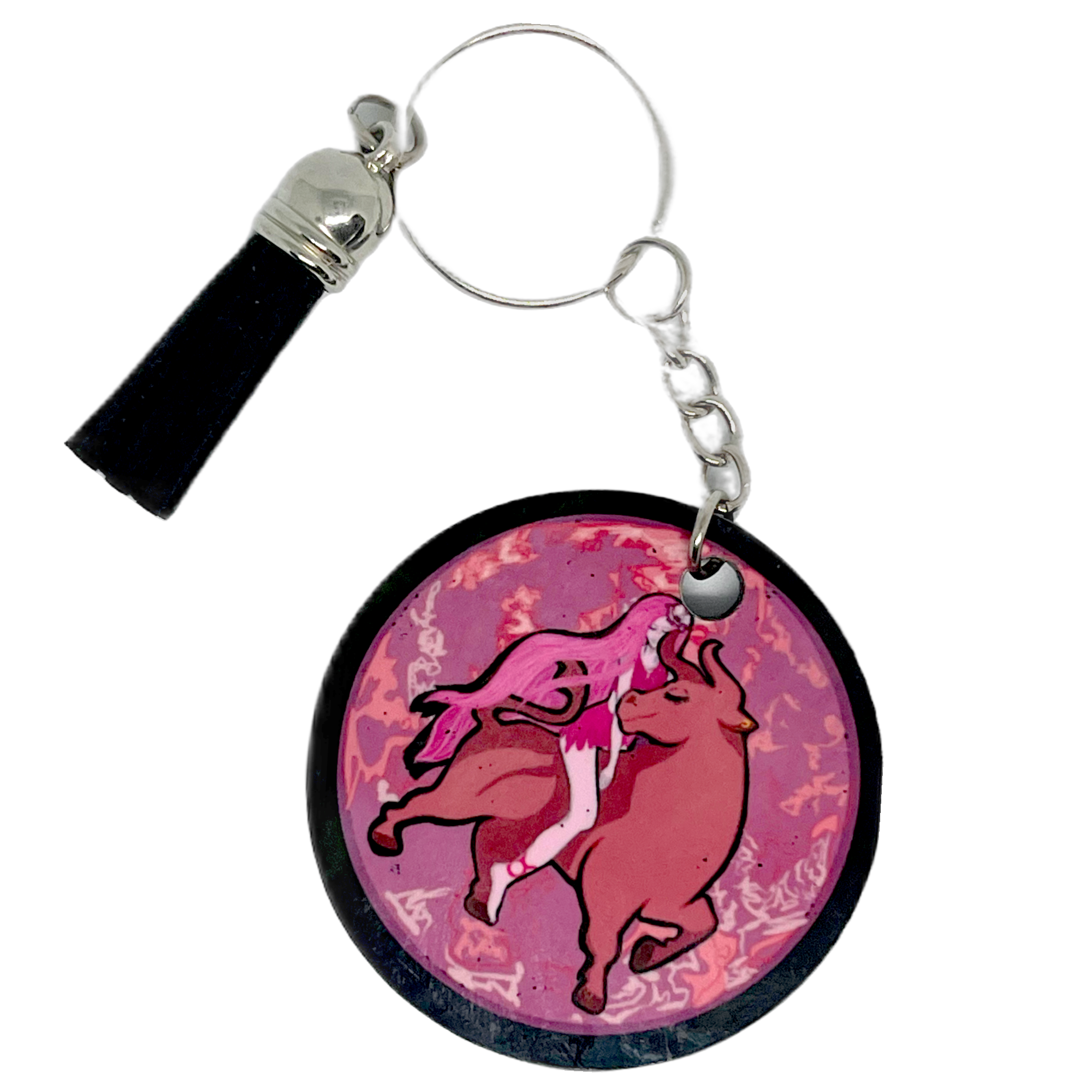 Taurus Zodiac Keychain created DesignedbyAng