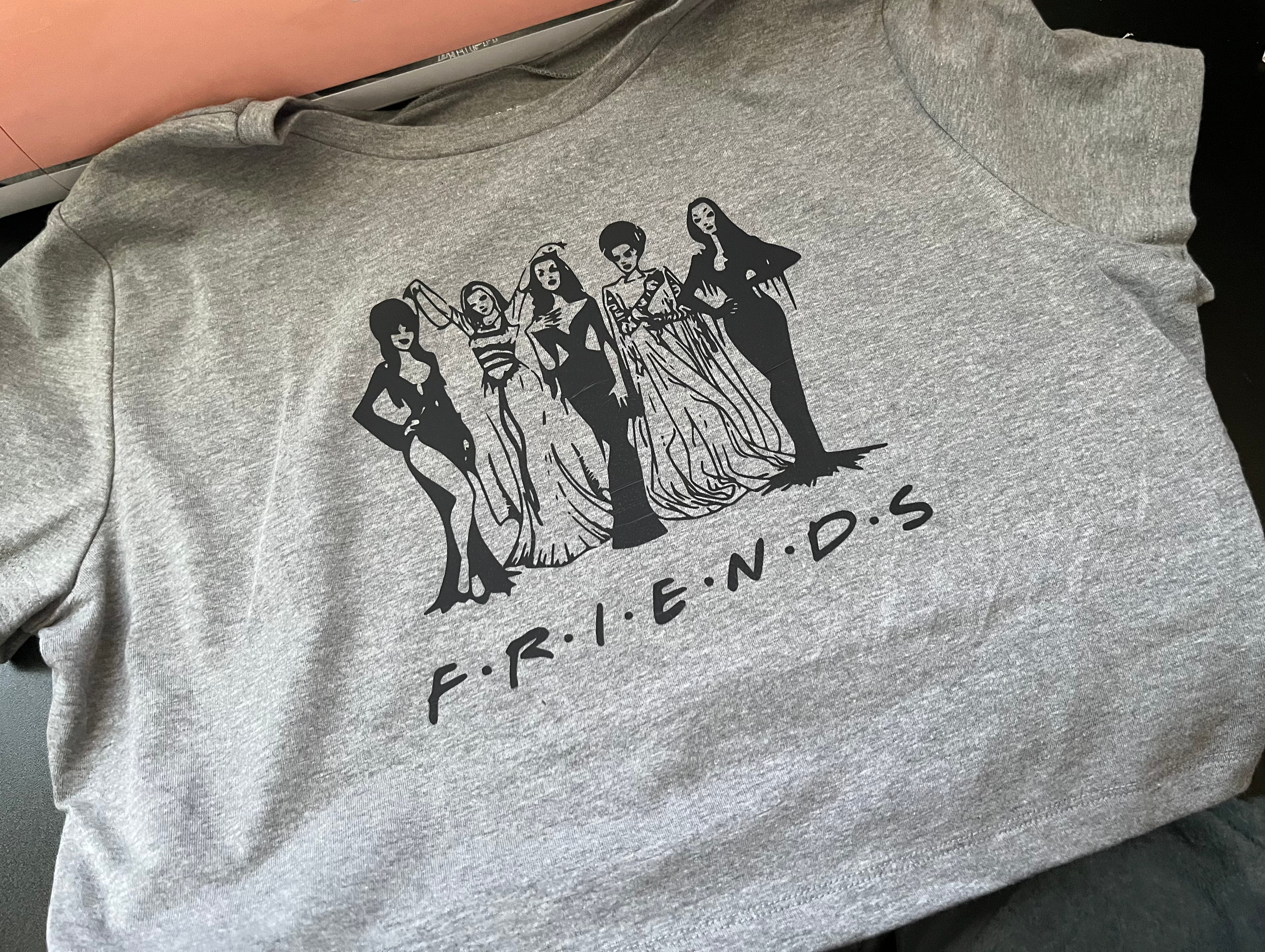  Spooky girl Friends t-shirt DesignedbyAng