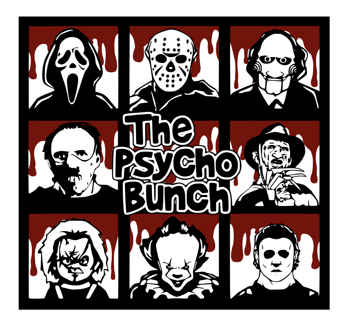  Psycho Bunch Hoodie DesignedbyAng