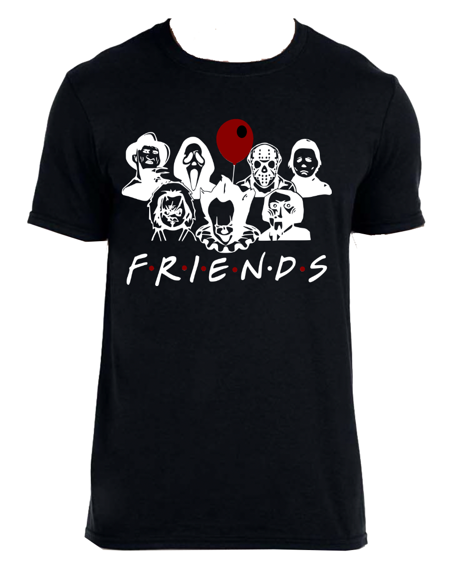 3XLBlack Slasher Friends tshirt DesignedbyAng