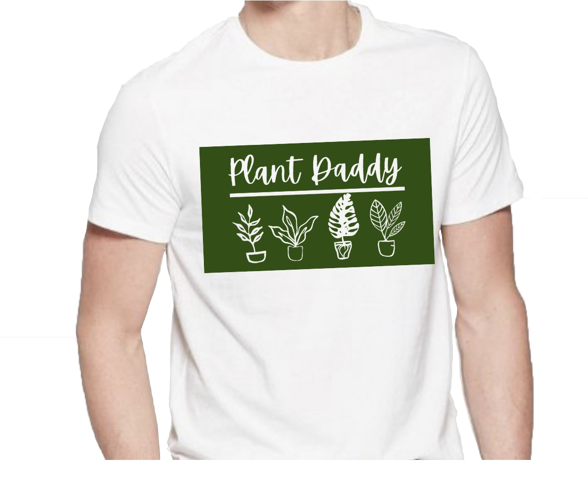 WhiteXXL Plant Daddy T-shirt DesignedbyAng